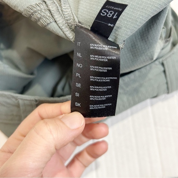 Kuhl Horizn Hiking Shorts Size 4 Green Ripstop 4” Zipper Pockets Nylon UPF 50 - Picture 10 of 14